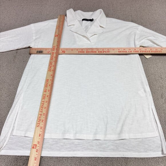 Doe + Rae Sweater Ivory Lightweight Long Sleeve Pullover Women’s Size Medium NWT - Picture 2 of 11